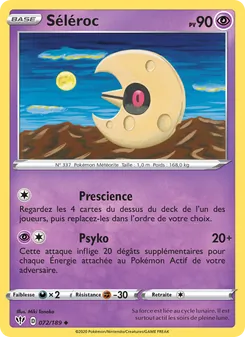 Carte Séléroc 72/189 – Ténèbres Embrasées