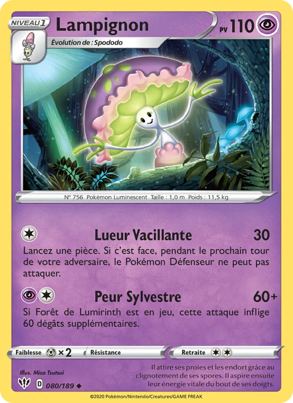 Carte Lampignon 80/189 – Ténèbres Embrasées