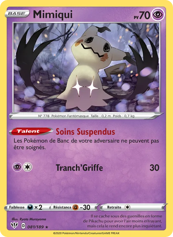 Carte Mimiqui 81/189 – Ténèbres Embrasées
