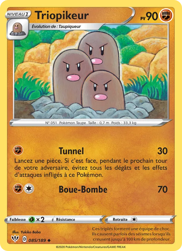 Carte Triopikeur 85/189 – Ténèbres Embrasées