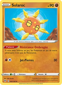 Carte Solaroc 92/189 – Ténèbres Embrasées
