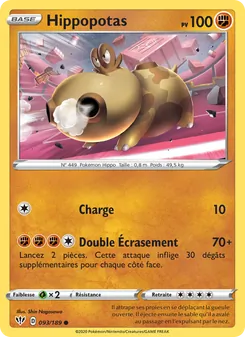 Carte Hippopotas 93/189 – Ténèbres Embrasées