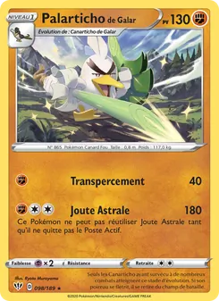 Carte Palarticho de Galar 98/189 – Ténèbres Embrasées