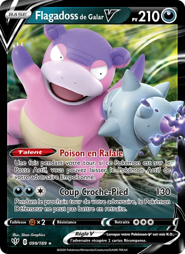Carte Flagadoss de Galar V 99/189 – Ténèbres Embrasées