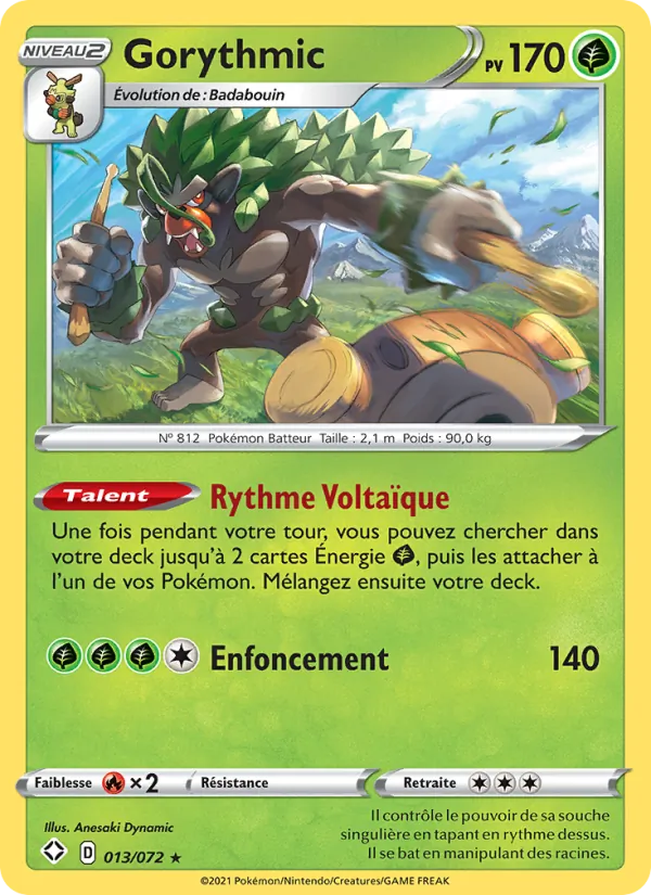 Carte Gorythmic 13/72 – Destinées Radieuses