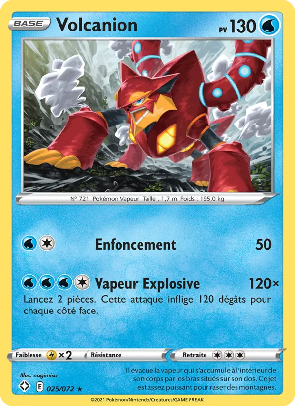 Carte Volcanion 25/72 – Destinées Radieuses