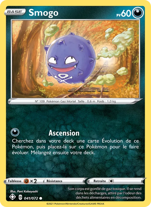Carte Smogo 41/72 – Destinées Radieuses