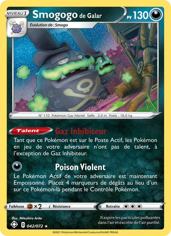 Carte Smogogo de Galar 42/72 – Destinées Radieuses