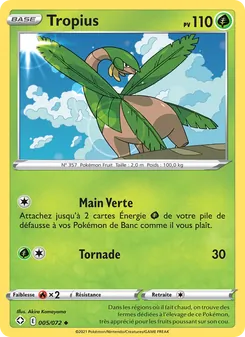 Carte Tropius 5/72 – Destinées Radieuses