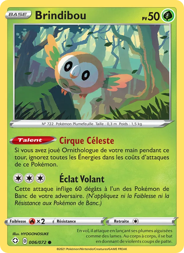Carte Brindibou 6/72 – Destinées Radieuses