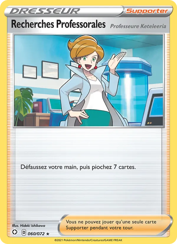 Carte Recherches Professorales (Professeure Keteleeria) 60/72 – Destinées Radieuses