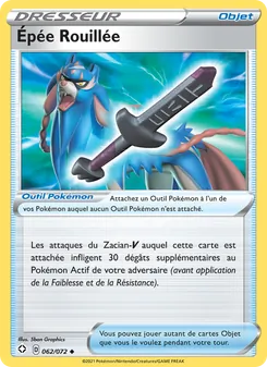 Carte Épée Rouillée 62/72 – Destinées Radieuses