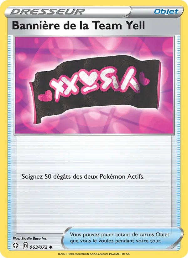 Carte Bannière de la Team Yell 63/72 – Destinées Radieuses