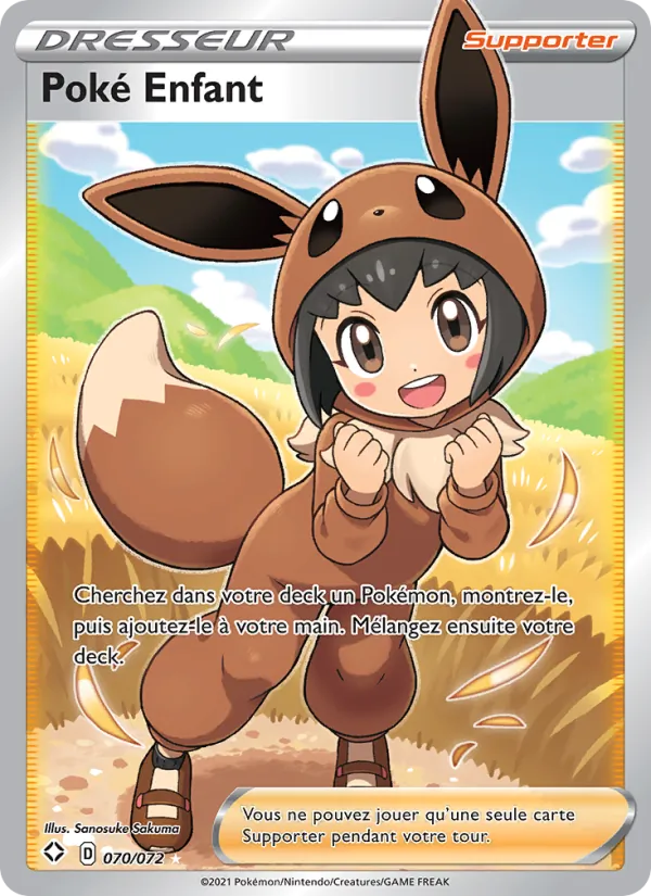 Carte Poké Enfant 70/72 – Destinées Radieuses