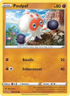 Carte Poulpaf 100/185 – Voltage Éclatant