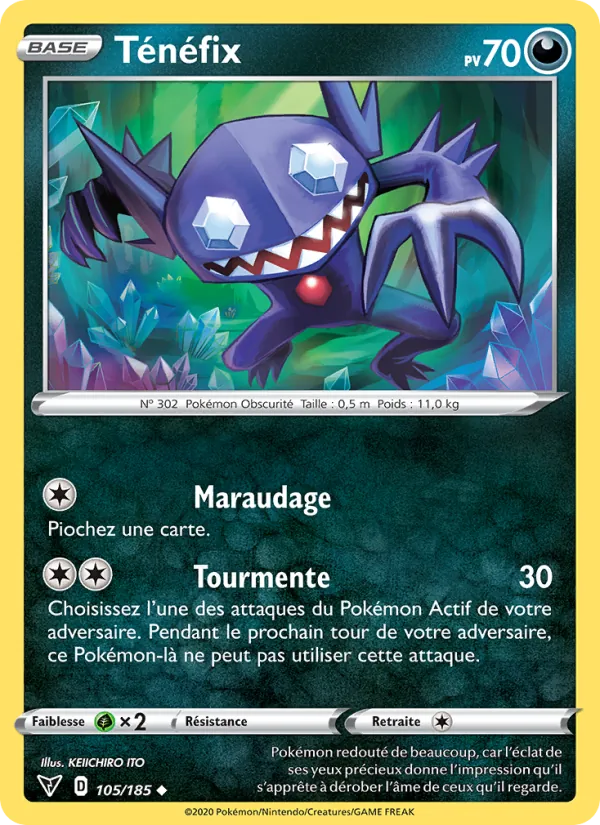 Carte Ténéfix 105/185 – Voltage Éclatant