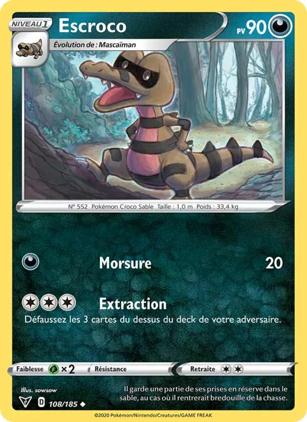 Carte Escroco 108/185 – Voltage Éclatant