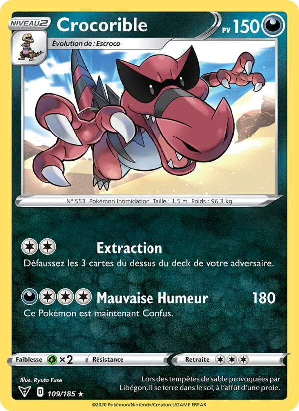 Carte Crocorible 109/185 – Voltage Éclatant