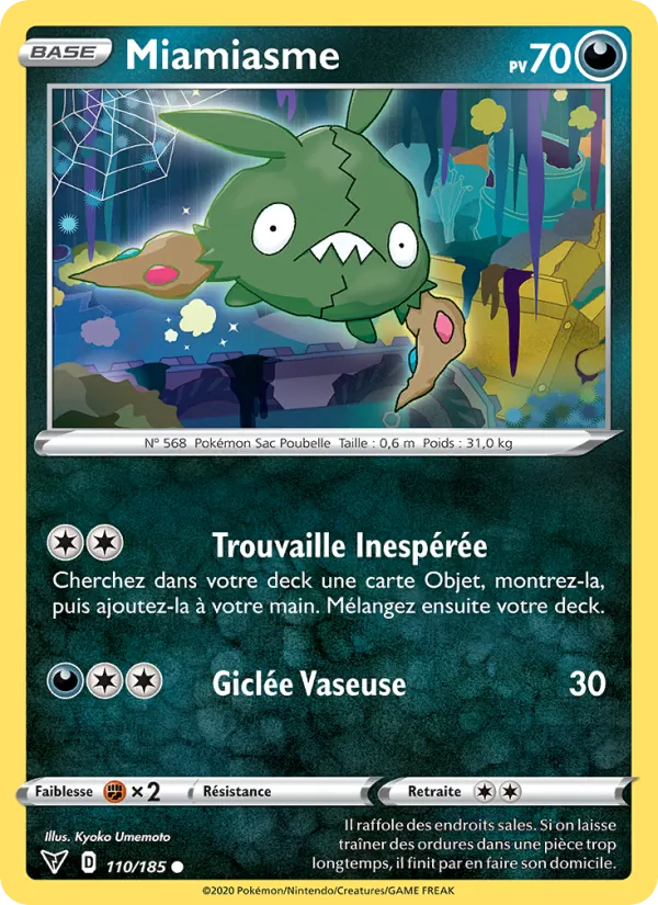 Carte Miamiasme 110/185 – Voltage Éclatant