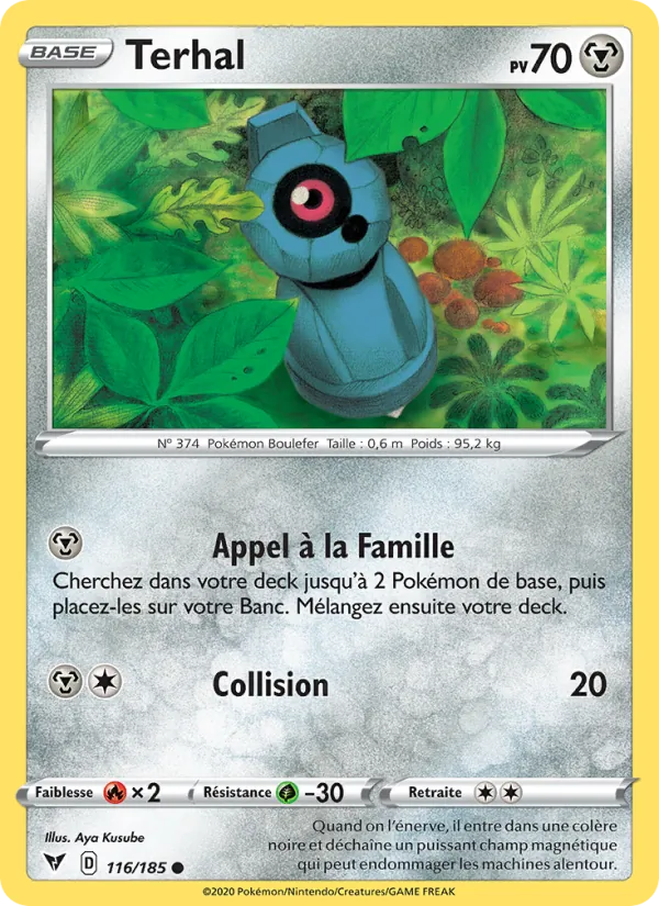 Carte Terhal 116/185 – Voltage Éclatant
