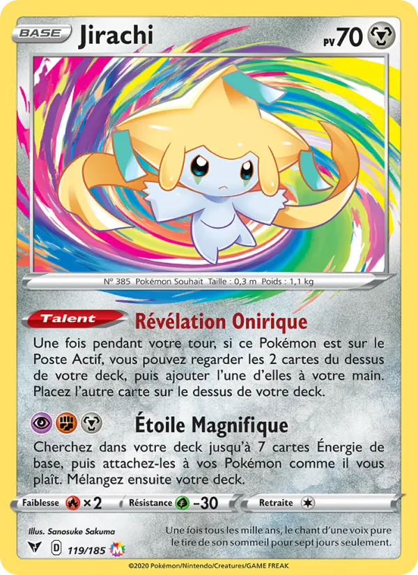 Carte Jirachi 119/185 – Voltage Éclatant