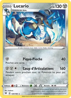 Carte Lucario 120/185 – Voltage Éclatant