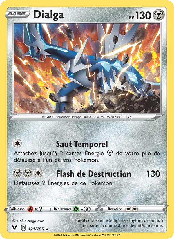 Carte Dialga 121/185 – Voltage Éclatant