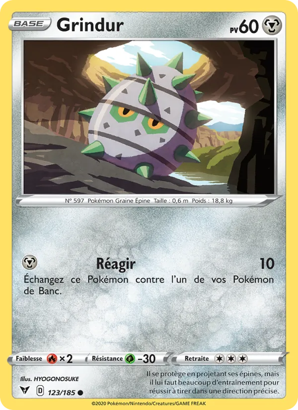 Carte Grindur 123/185 – Voltage Éclatant