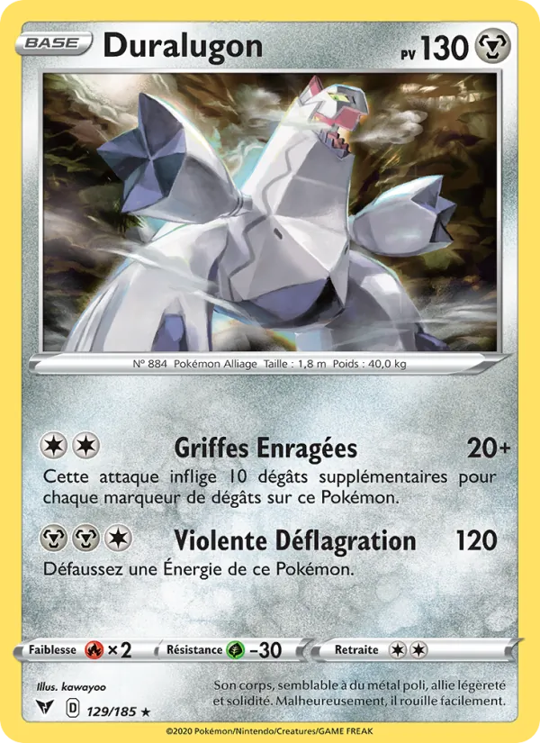 Carte Duralugon 129/185 – Voltage Éclatant