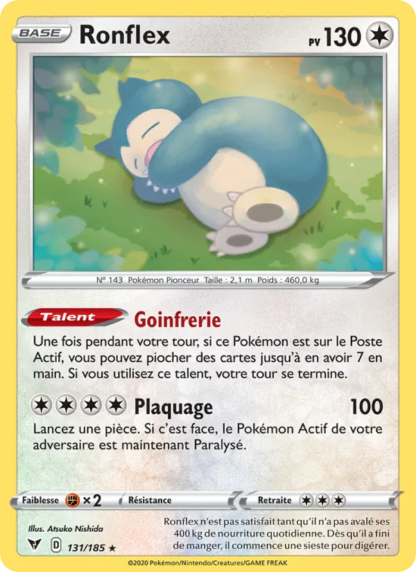 Carte Ronflex 131/185 – Voltage Éclatant