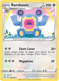 Carte Ramboum 136/185 – Voltage Éclatant
