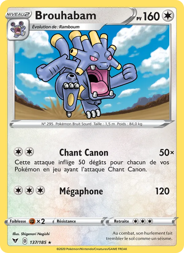 Carte Brouhabam 137/185 – Voltage Éclatant