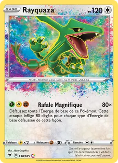 Carte Rayquaza 138/185 – Voltage Éclatant