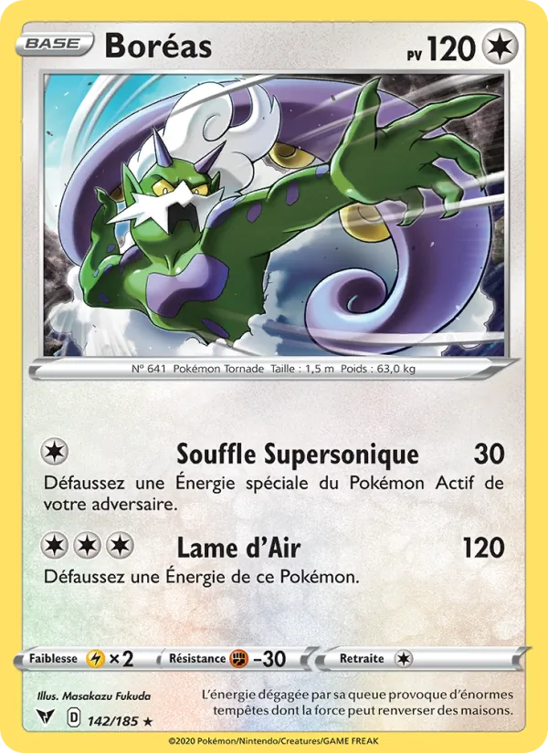 Carte Boréas 142/185 – Voltage Éclatant