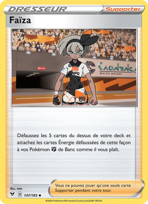 Carte Faïza 147/185 – Voltage Éclatant