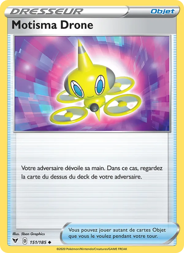 Carte Motisma Drone 151/185 – Voltage Éclatant