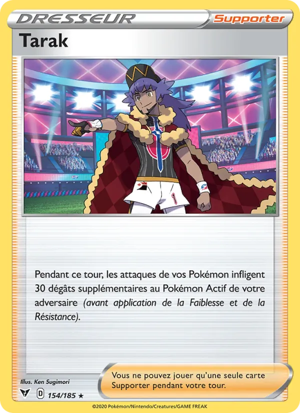 Carte Tarak 154/185 – Voltage Éclatant