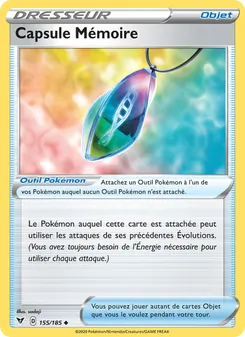 Carte Capsule Mémoire 155/185 – Voltage Éclatant
