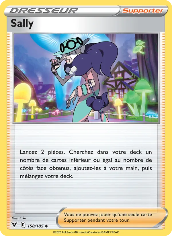 Carte Sally 158/185 – Voltage Éclatant