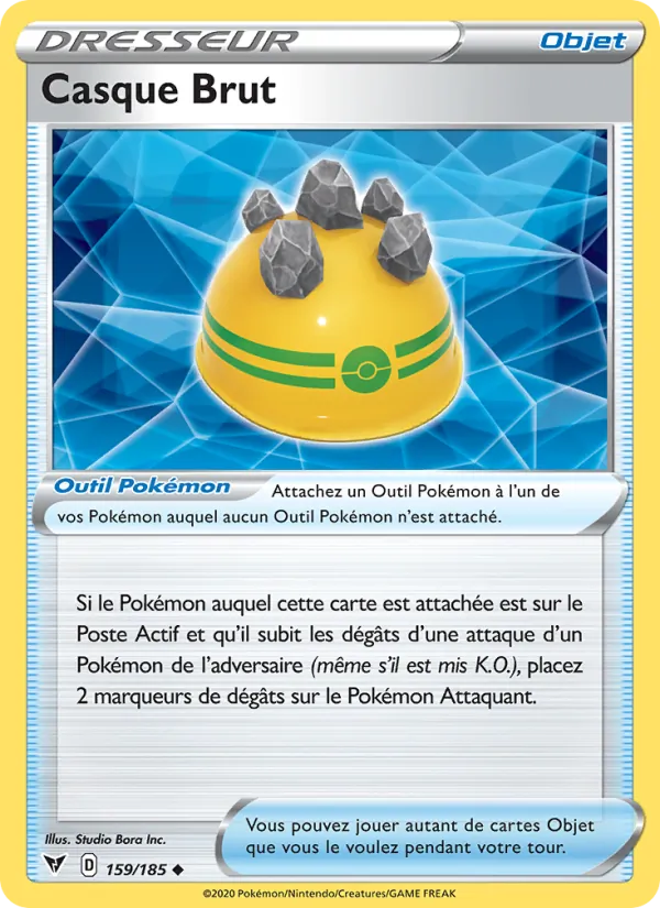 Carte Casque Brut 159/185 – Voltage Éclatant