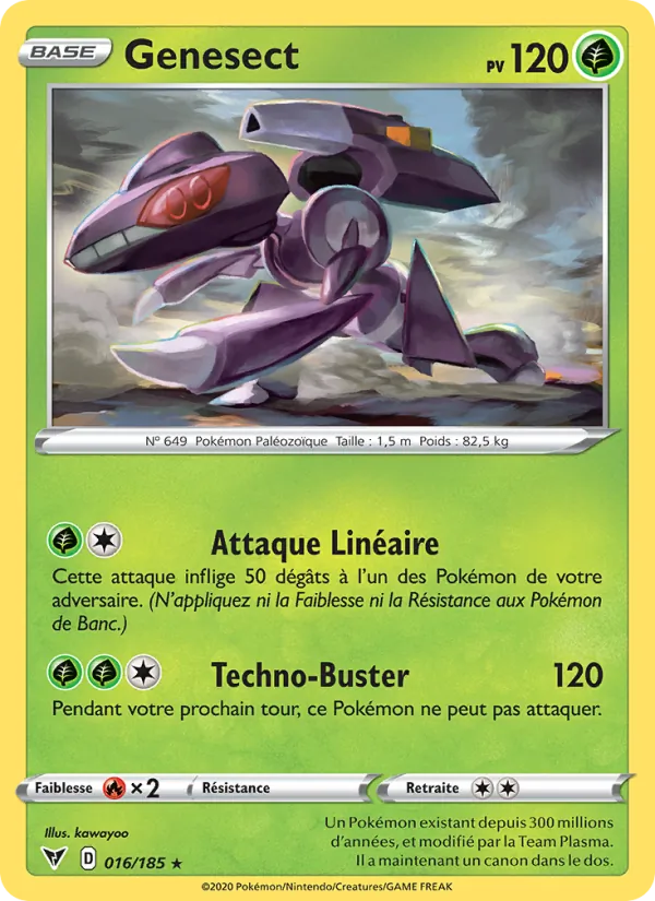 Carte Genesect 16/185 – Voltage Éclatant