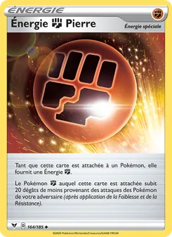 Carte Énergie Combat Pierre 164/185 – Voltage Éclatant