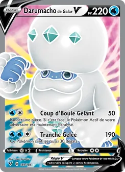 Carte Darumacho de Galar V 169/185 – Voltage Éclatant