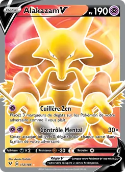 Carte Alakazam V 172/185 – Voltage Éclatant