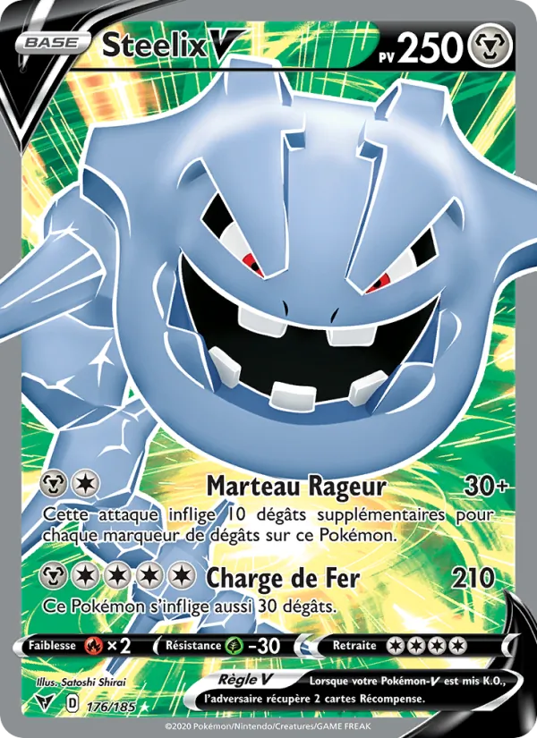 Carte Steelix V 176/185 – Voltage Éclatant