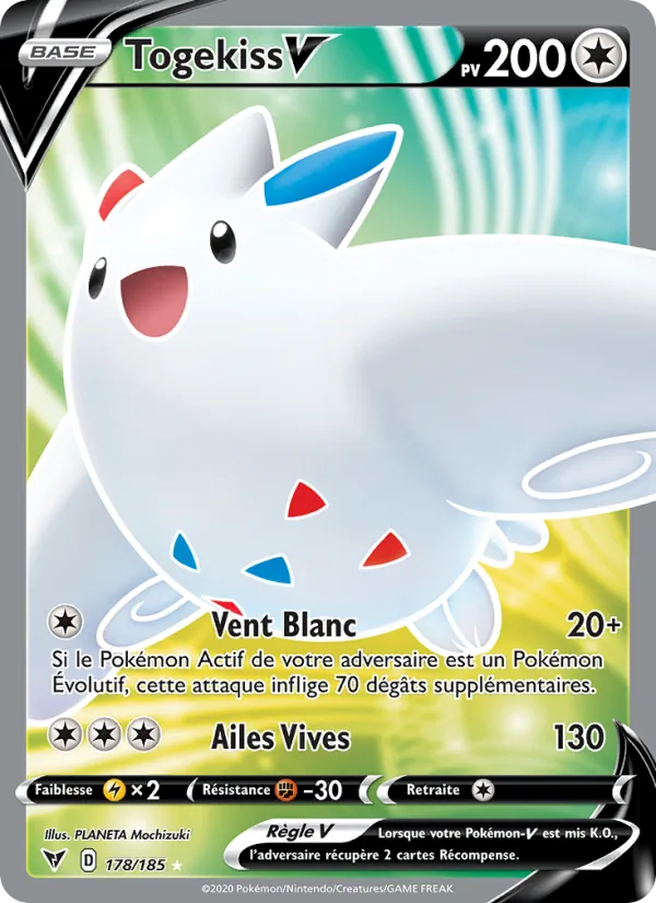 Carte Togekiss V 178/185 – Voltage Éclatant