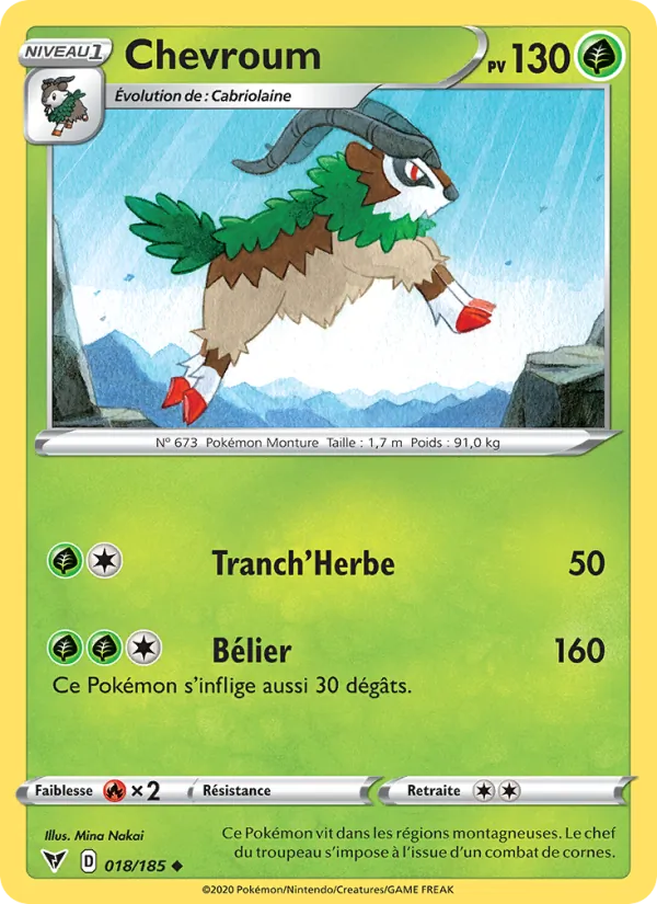 Carte Chevroum 18/185 – Voltage Éclatant