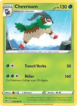 Carte Chevroum 18/185 – Voltage Éclatant