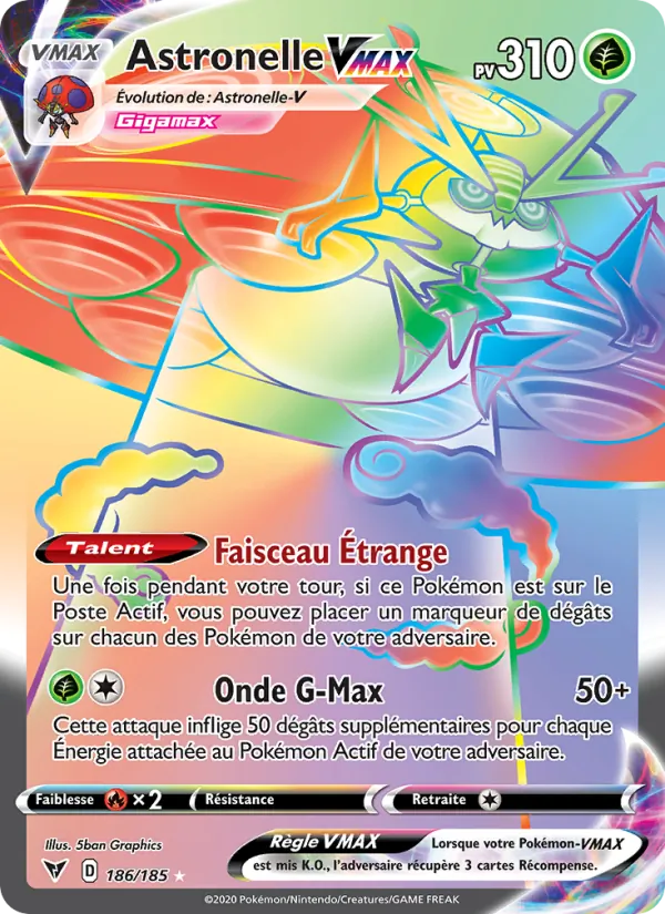 Carte Astronelle VMAX 186/185 – Voltage Éclatant
