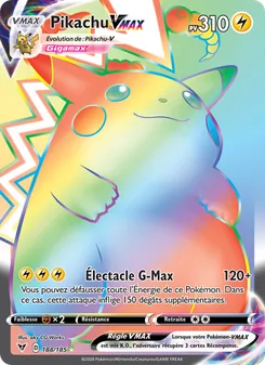 Carte Pikachu VMAX 188/185 – Voltage Éclatant